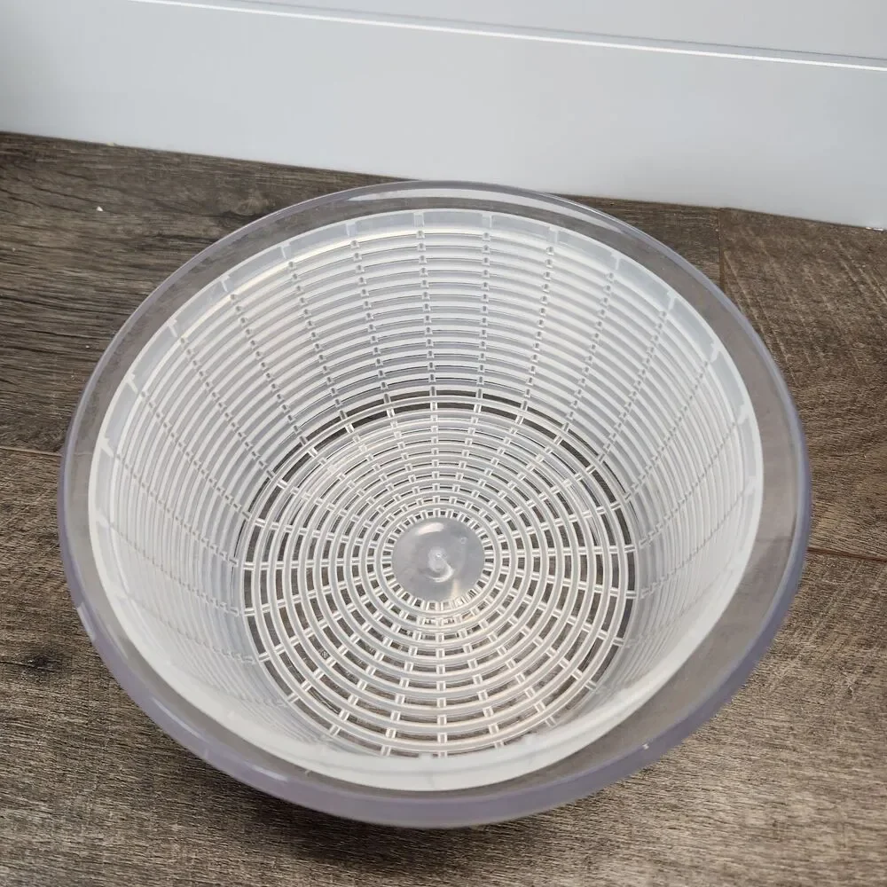 OXO Salad Spinner - Clear With Black Button 8 Inch